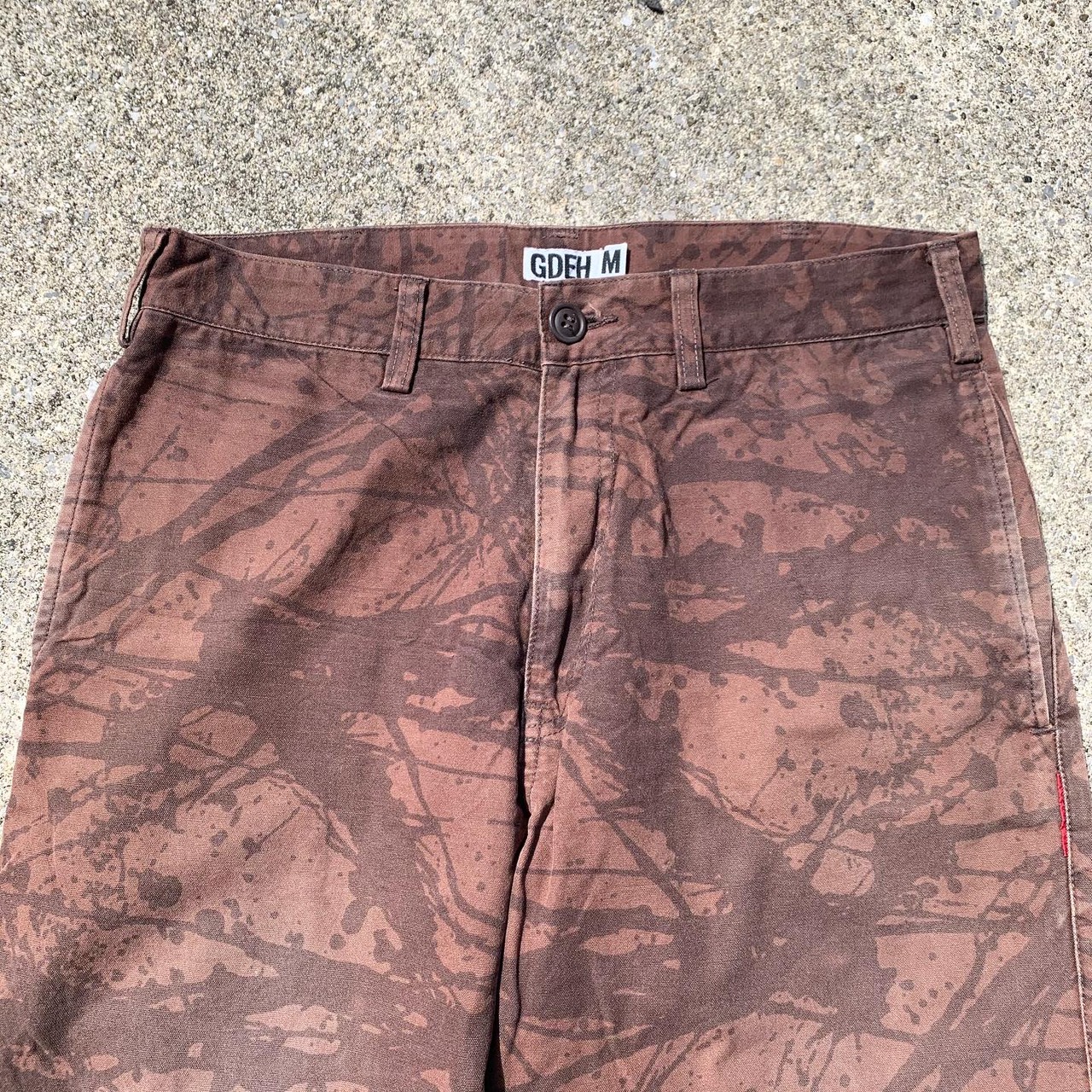 GOODENOUGH Drip Paint Pattern Pants L 期間限定特別価格 4000円引き