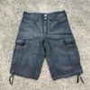 90s Minority Leather Shorts - blue room