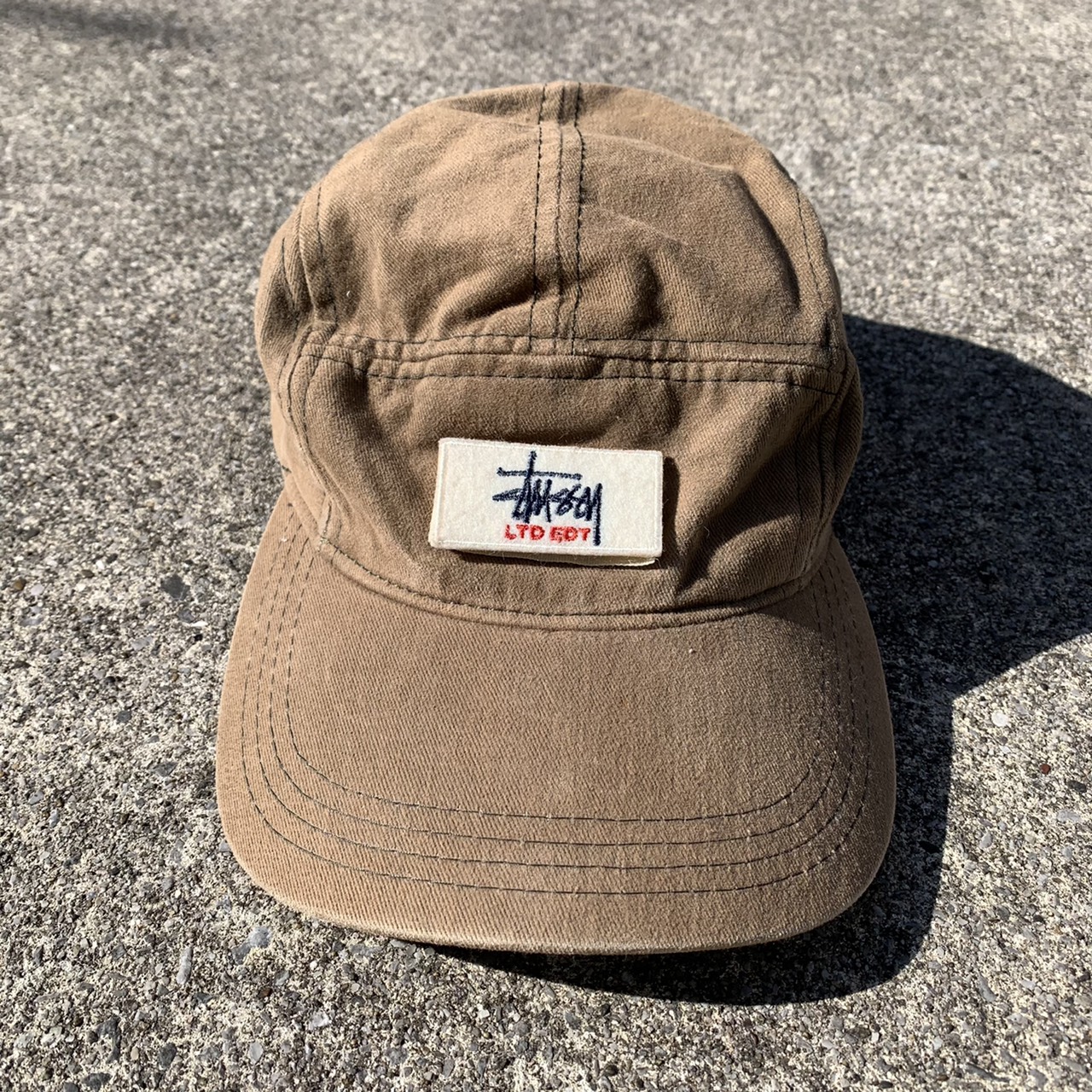 上品】 90s OLD STUSSY モノグラム柄 ジェット キャップ 帽子 kids