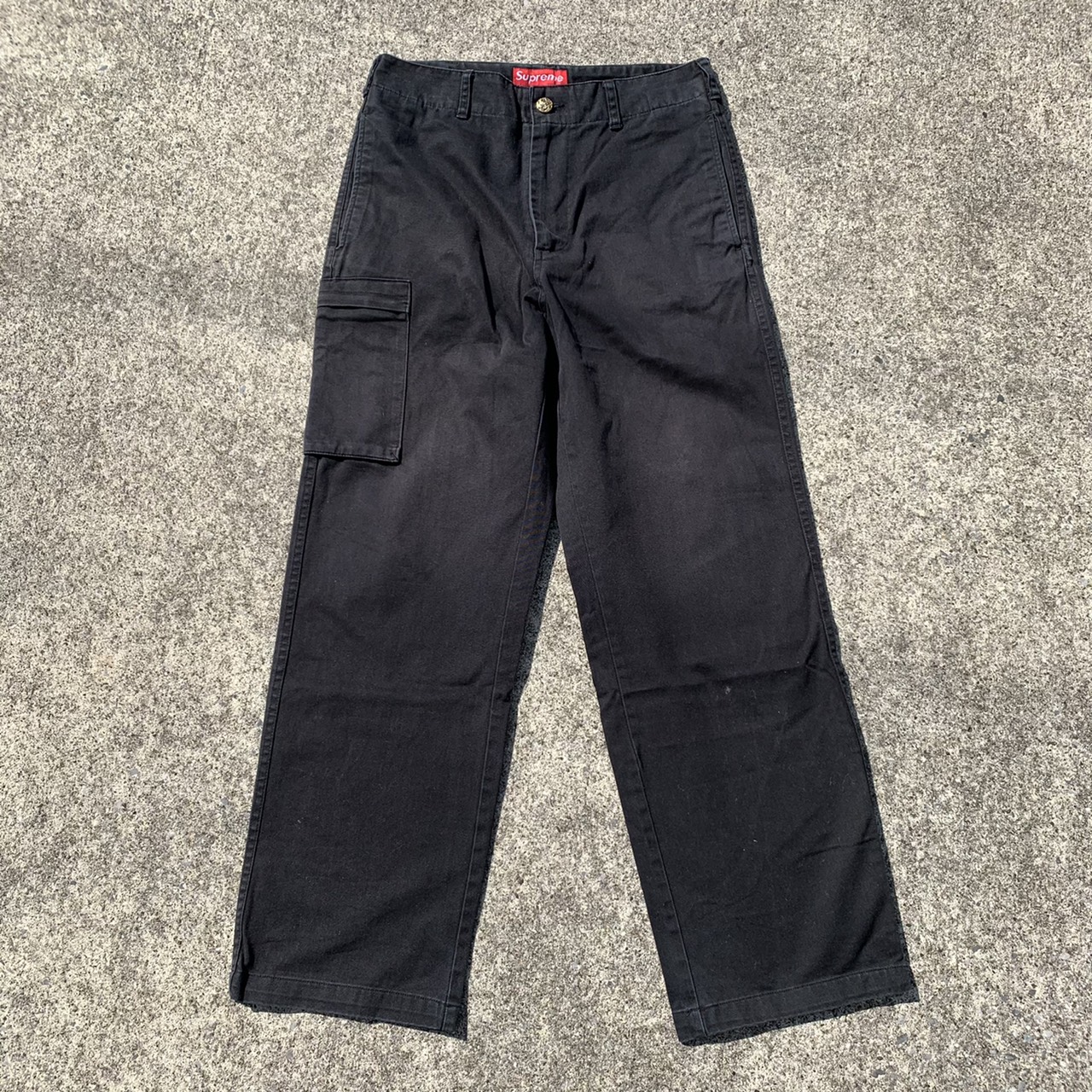 Old Supreme Chino Cargo Pants - blue room