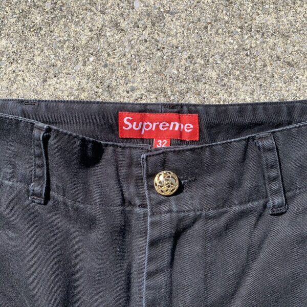 Old Supreme Chino Cargo Pants - blue room