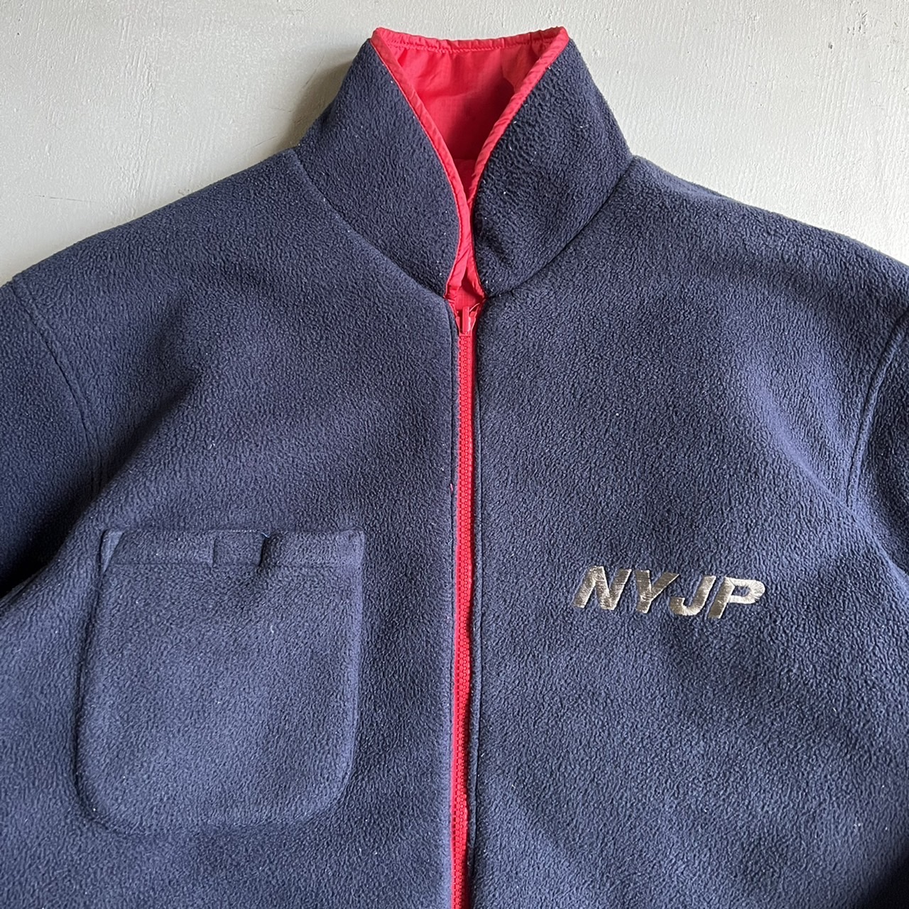 90s HECTIC × SUBWARE “NYJP” Reversible Jacket - blue room