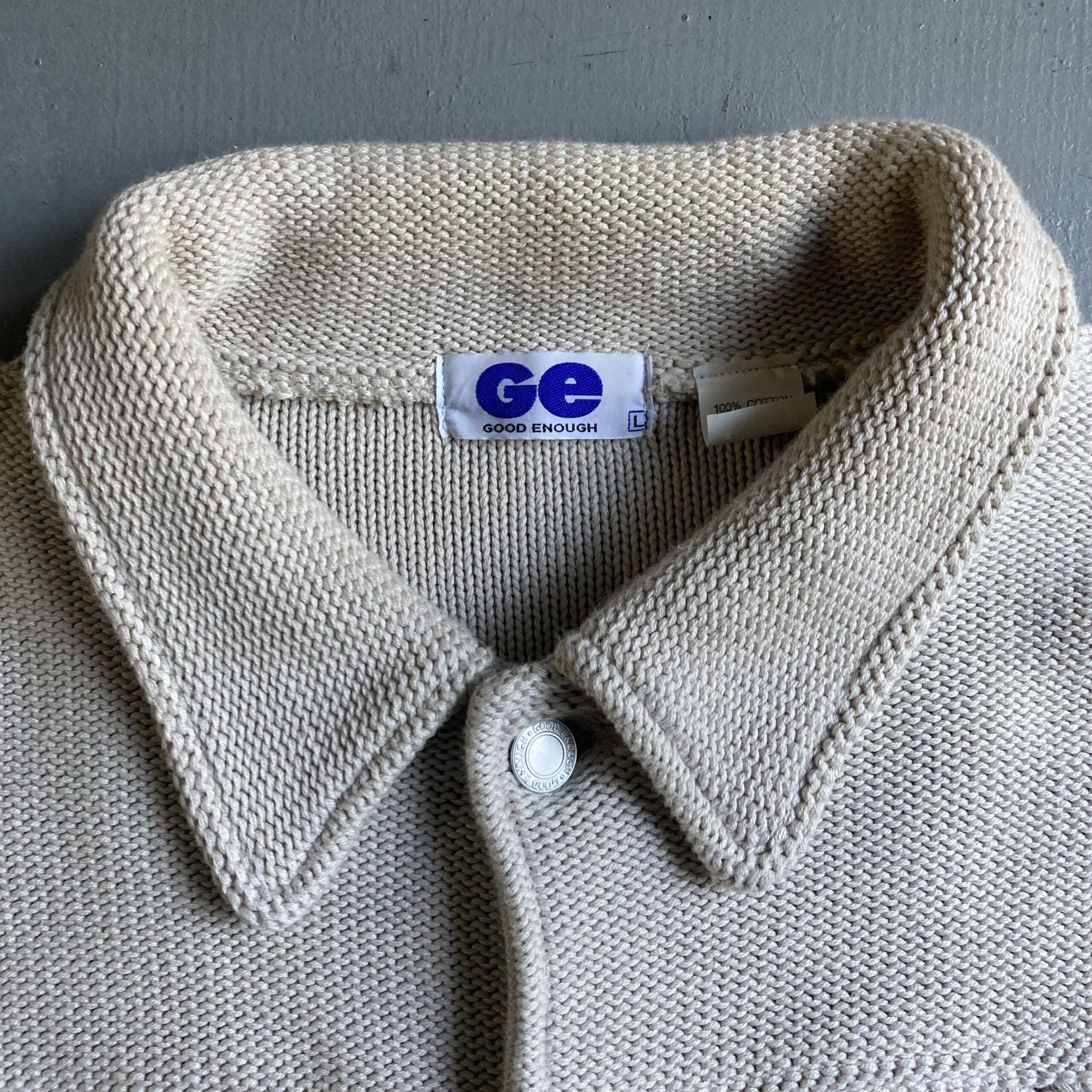 90s GOODENOUGH 1st Type Knit Jacket - blue room