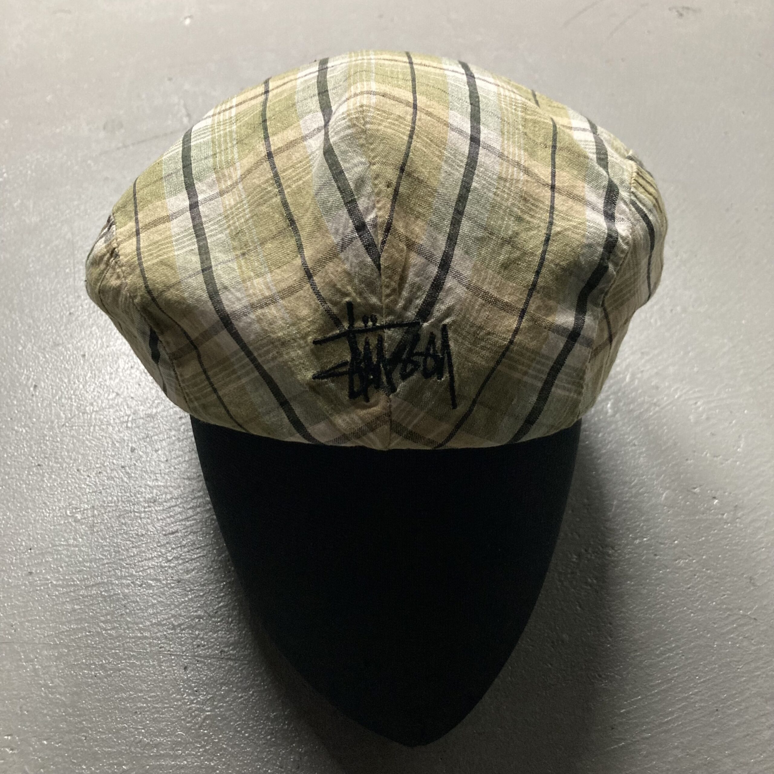 90s Stussy Hunting Cap - blue room