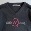 00s SUBWARE × WTAPS V Neck Sweater - blue room 00s SUBWARE × WTAPS V Neck Sweater - blue room