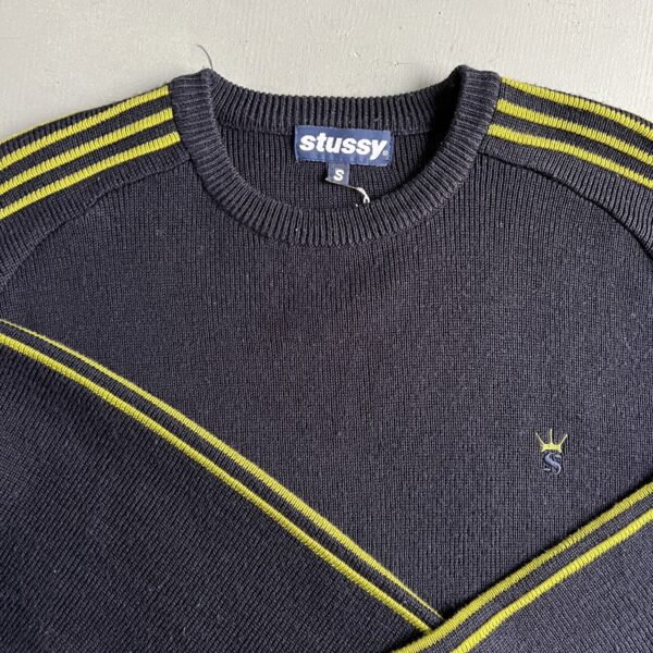 90s Stussy Line Sweater - 画像 (2)