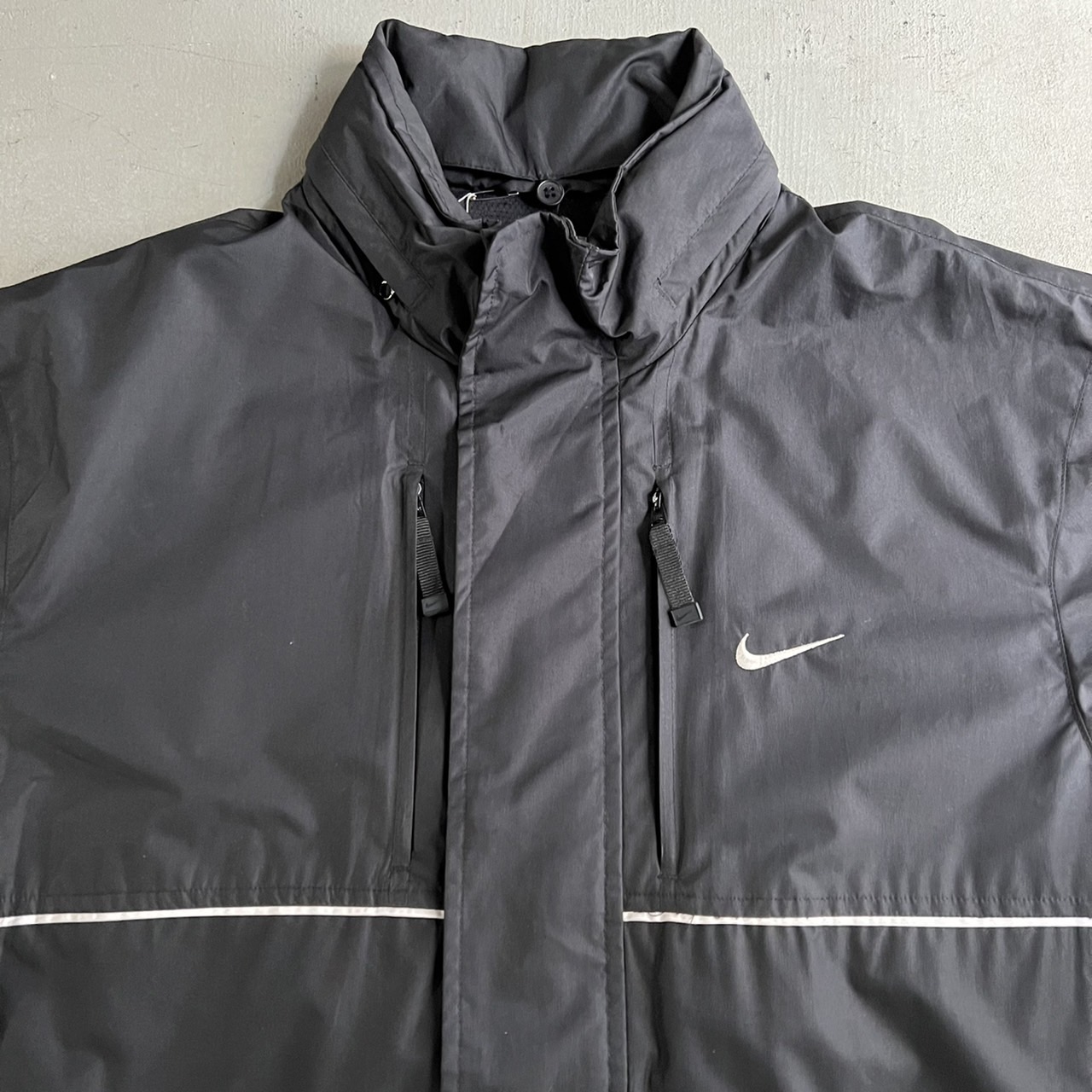 Nike Clima-Fit Gunmetal Nylon Jacket テック