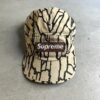 Old Supreme Trebark Camo Camp Cap - blue room