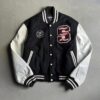90s Stussy Varsity Jacket - blue room