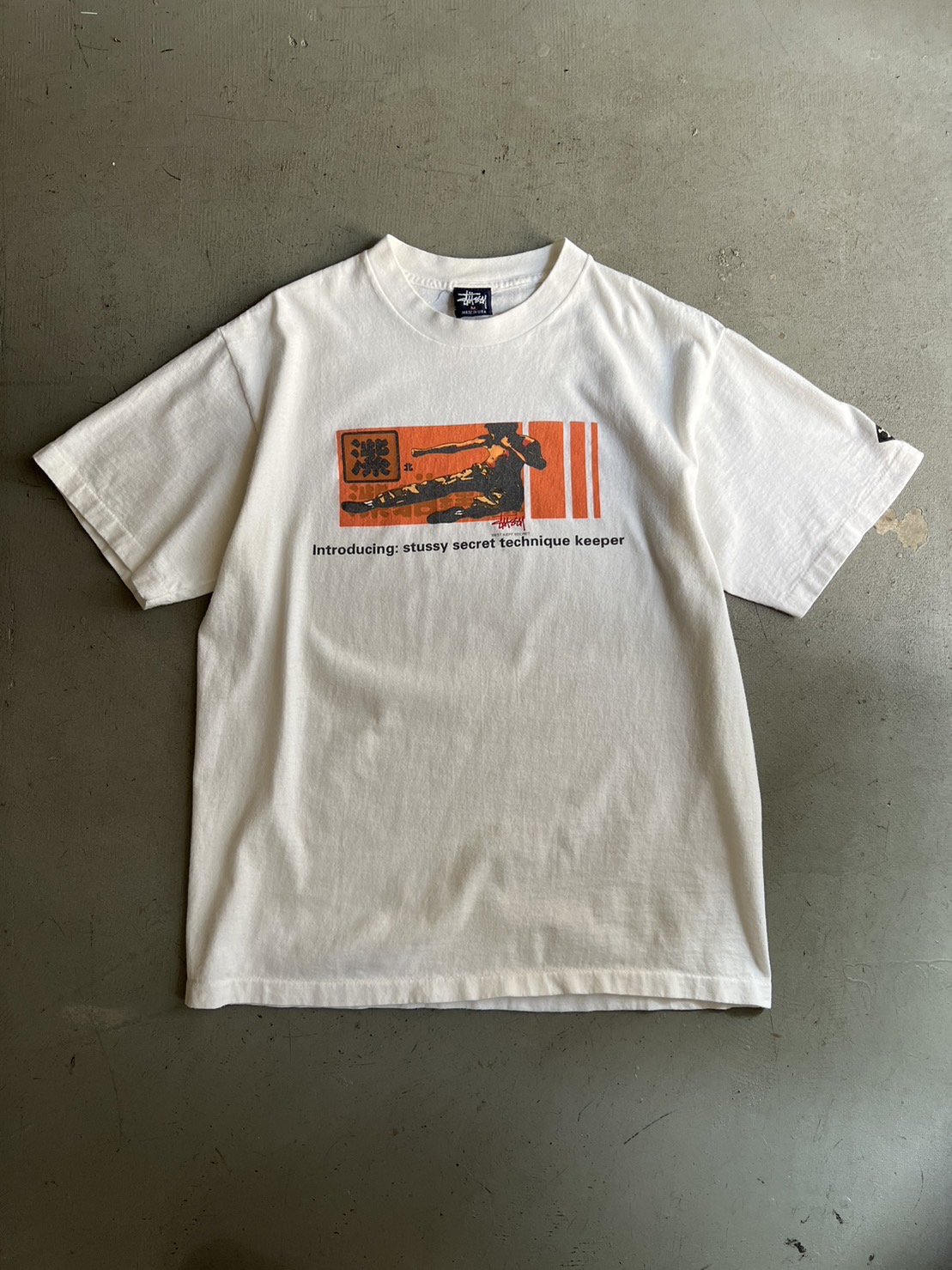 Old Stussy SK8thing Design Print Tee - blue room