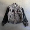 90s ERIC HAZE Varsity Jacket - blue room