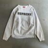 02AW Supreme Harvard Logo Sweat スウェット M 90s Supreme Harvard Logo Crewneck - blue room