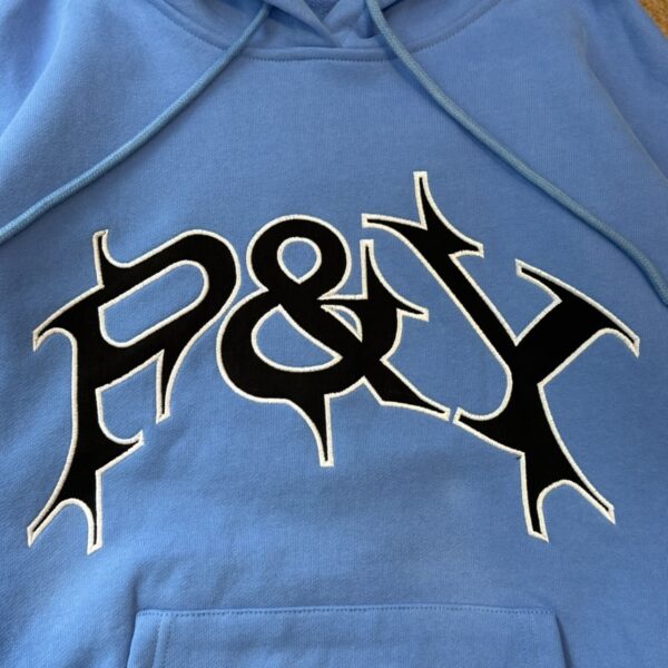 PUNKANDYO NO ZIP P&Y HOODIE CAROLINA BLUE (Size XL) - 画像 (2)