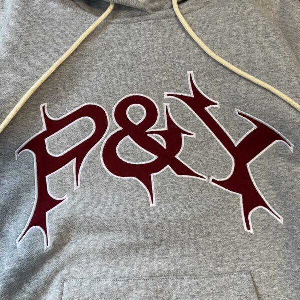PUNKANDYO NO ZIP P&Y HOODIE GREY (Size L) - 画像 (5)