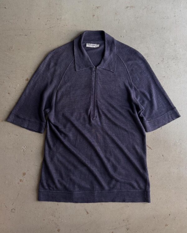 1990s EMPORIO ARMANI linen polo