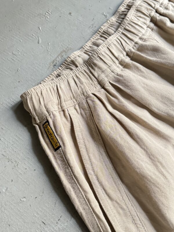 1990s ARMANI JEANS RAYON×LINEN EASY PANTS - 画像 (3)