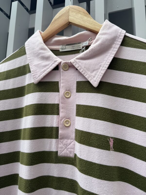 00s A BATHING APE Border Polo Shirt - 画像 (2)