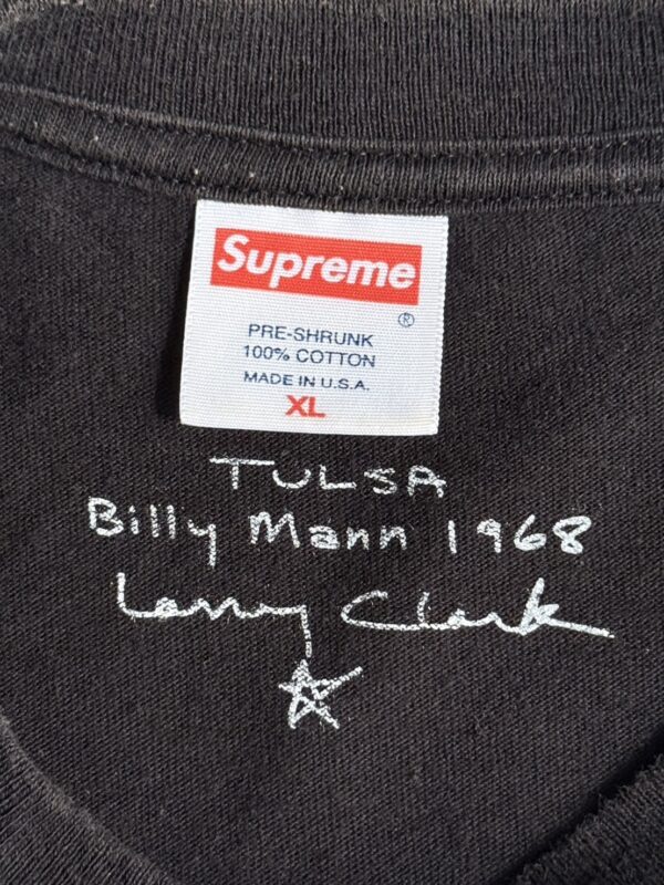 2005 Supreme × Larry Clark TULSA Billy Mann Tee - 画像 (3)