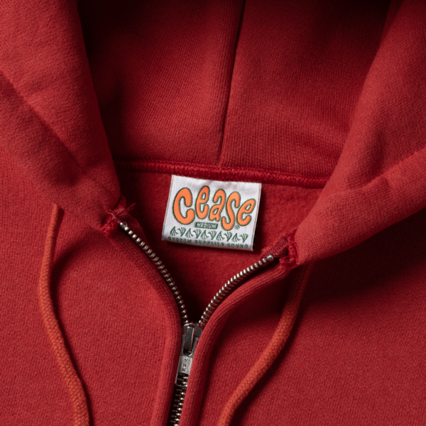 CEASE STANDARD ZIP HOODE POPPYE RED (size M) - 画像 (2)