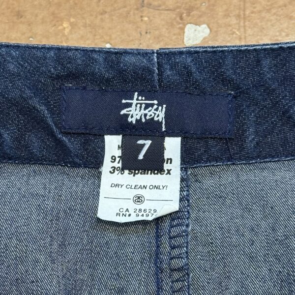 OLD STUSSY DENIM SKIRT - 画像 (4)