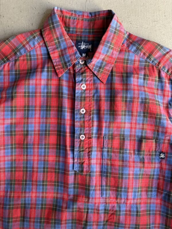 Old Stussy Plaid S/S Shirt - 画像 (2)