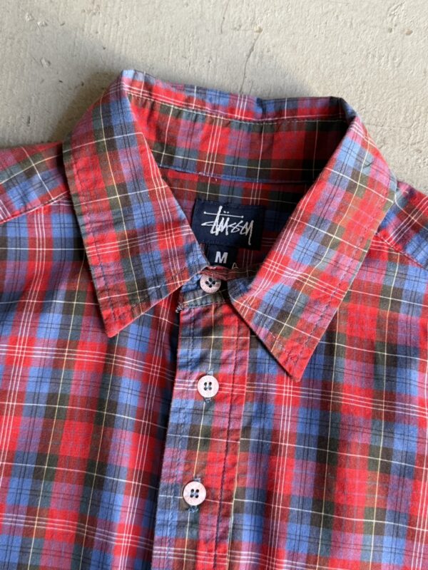 Old Stussy Plaid S/S Shirt - 画像 (3)