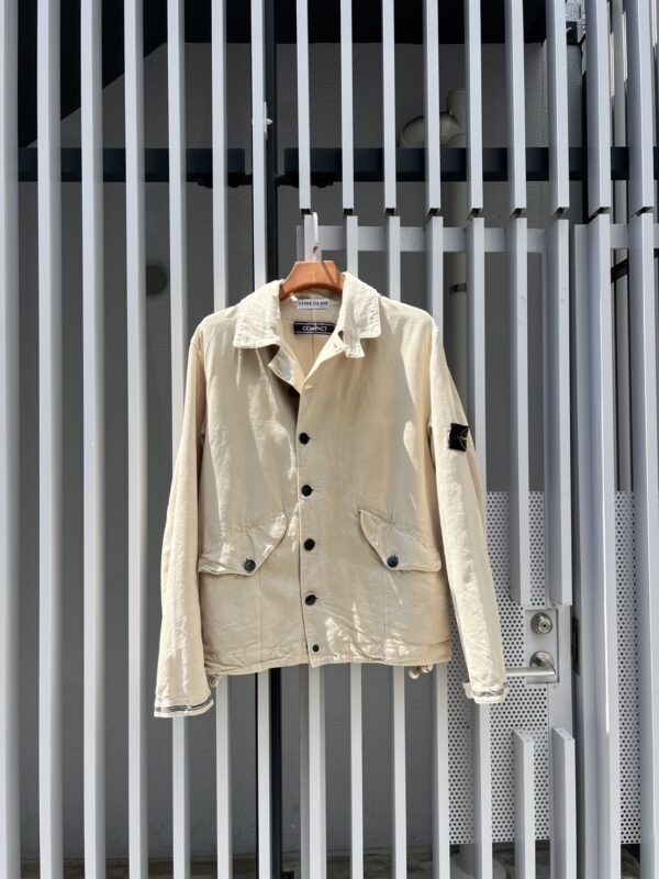 Stone Island “COMPACT” Linen Jacket - 画像 (2)