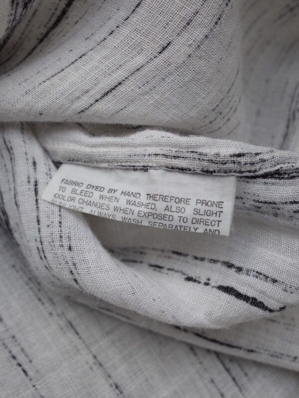 1990s comme des garçons homme  (sample) hand dye linen shirts - 画像 (3)