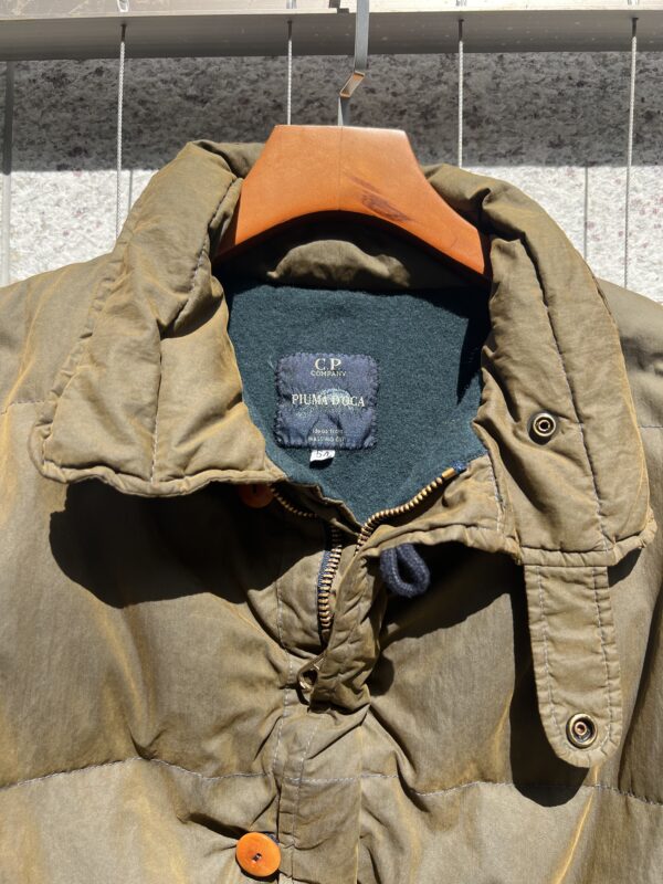 1992s C.P company Khaki Down Jacket “Dead Stock” - 画像 (2)