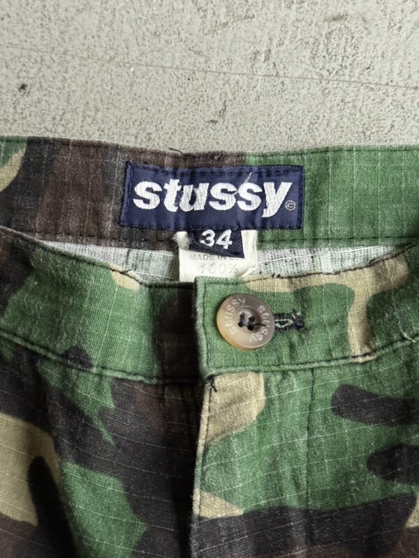 90s Stussy Outdoor Camo Shorts - 画像 (2)