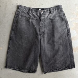 MARITHE FRANCOIS GIRBAUD Black Denim Shorts