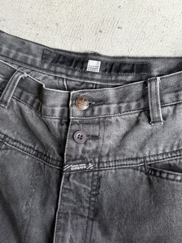 MARITHE FRANCOIS GIRBAUD Black Denim Shorts - 画像 (2)