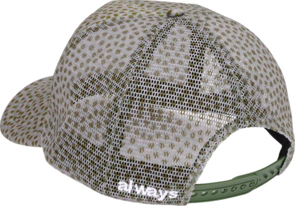 ALWAYS CORAL PATTERN TRUCKER CAP GREEN - 画像 (2)