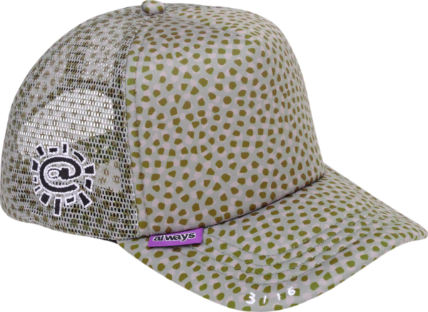 ALWAYS CORAL PATTERN TRUCKER CAP GREEN - 画像 (3)