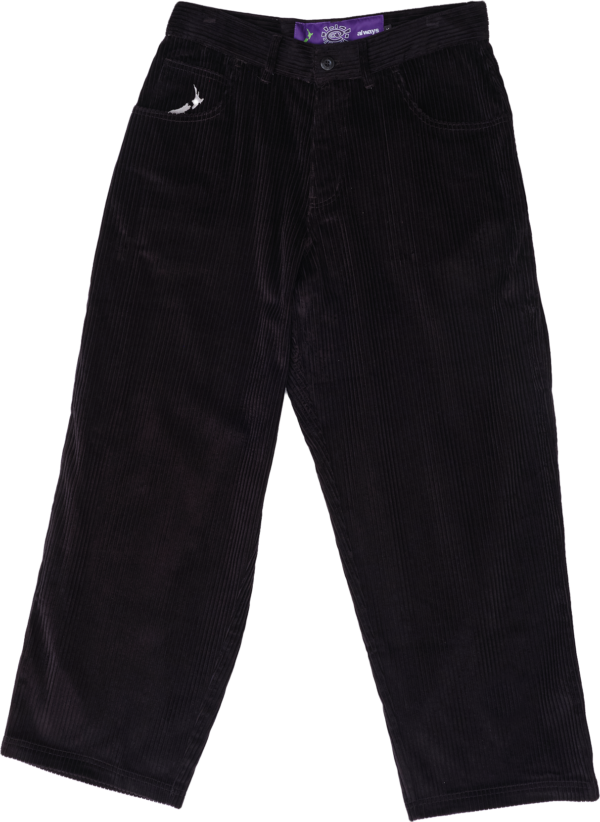 ALWAYS RELAXED THICK CORDUROY PANTS BLACK (Size L)