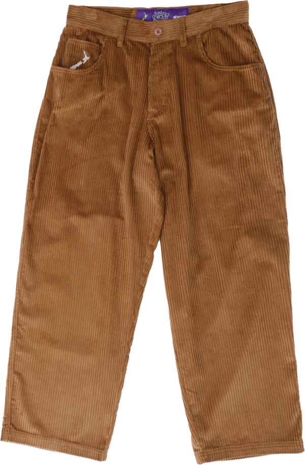 ALWAYS RELAXED THICK CORDUROY PANTS BROWN (Size M)