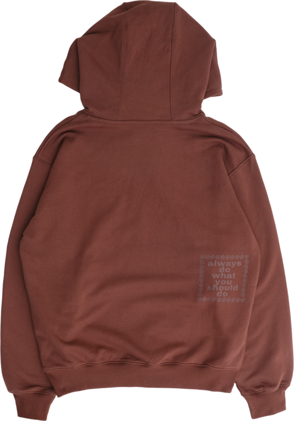 ALWAYS scribble @sun hoodie - brown (Size L) - 画像 (2)