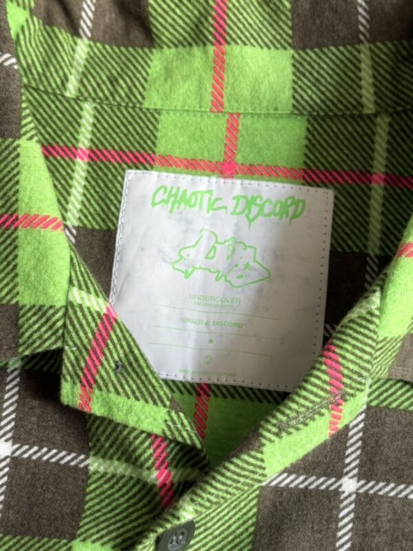 2001 UNDERCOVER CHAOTIC DISCORD Tartan Check Shirt - 画像 (5)
