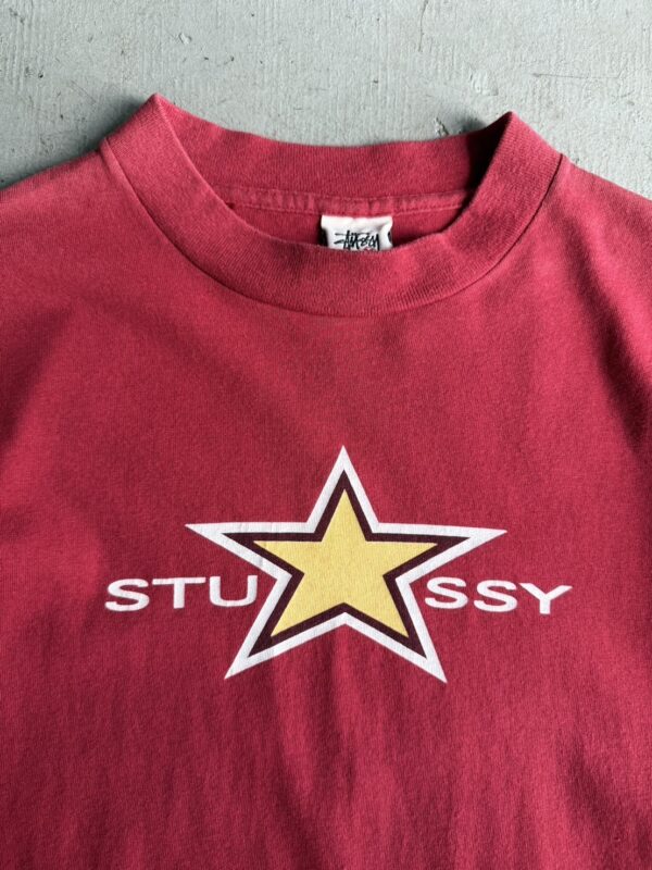 90s Stussy STAR Tee - 画像 (2)