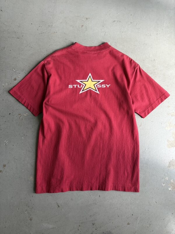 90s Stussy STAR Tee - 画像 (4)