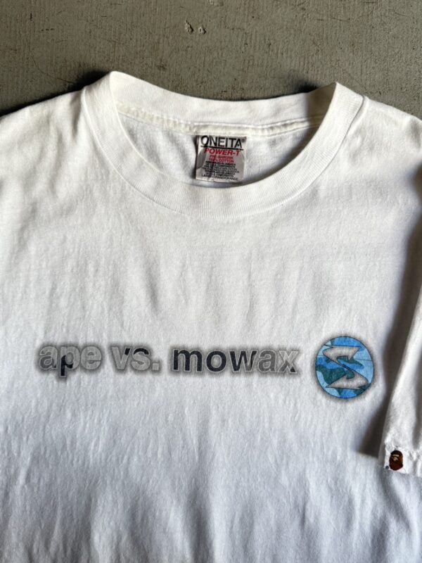 90s A BATHING APE × Mo’Wax STASH Design Tee - 画像 (2)