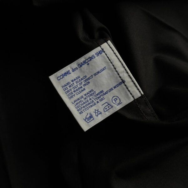 1980s CDG SHIRTS Zip Shirts Black  “DEAD STOCK” - 画像 (4)
