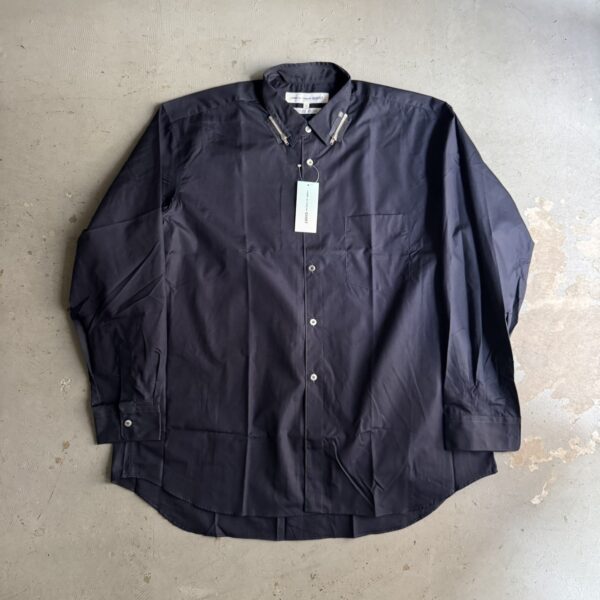 1980s CDG SHIRTS Zip Shirts Navy  “DEAD STOCK”