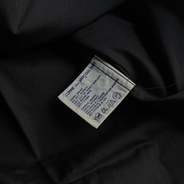 1980s CDG SHIRTS Zip Shirts Navy  “DEAD STOCK” - 画像 (4)