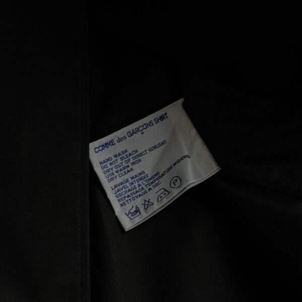 1980s CDG SHIRTS China  Shirts Black “DEAD STOCK” - 画像 (4)