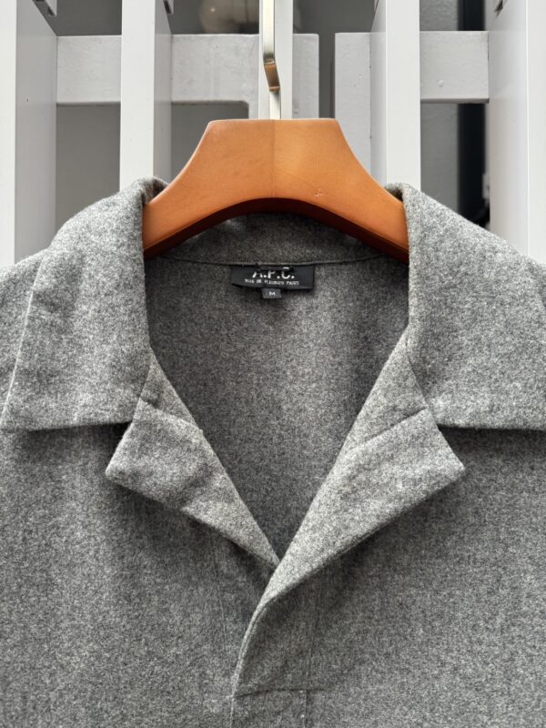 A.P.C WOOL PULL OVER SHIRT - 画像 (4)