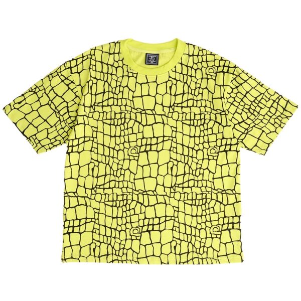 always croc print tshirt -  black (Size L)