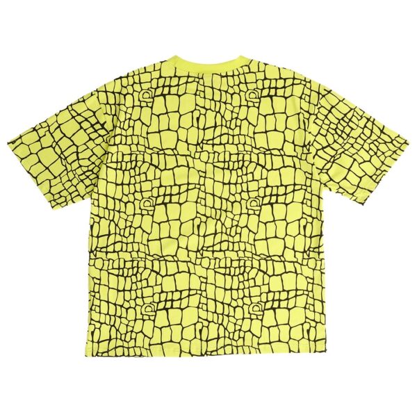 always croc print tshirt -  black (Size L) - 画像 (2)