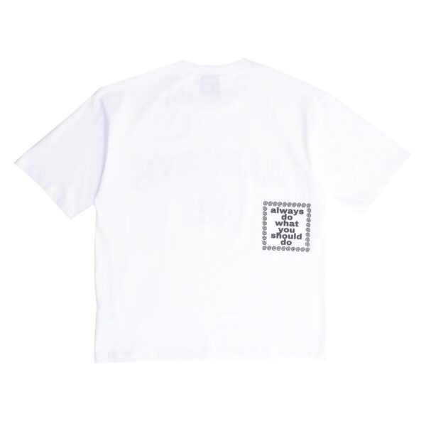 always stencil tshirt - white (Size L) - 画像 (2)