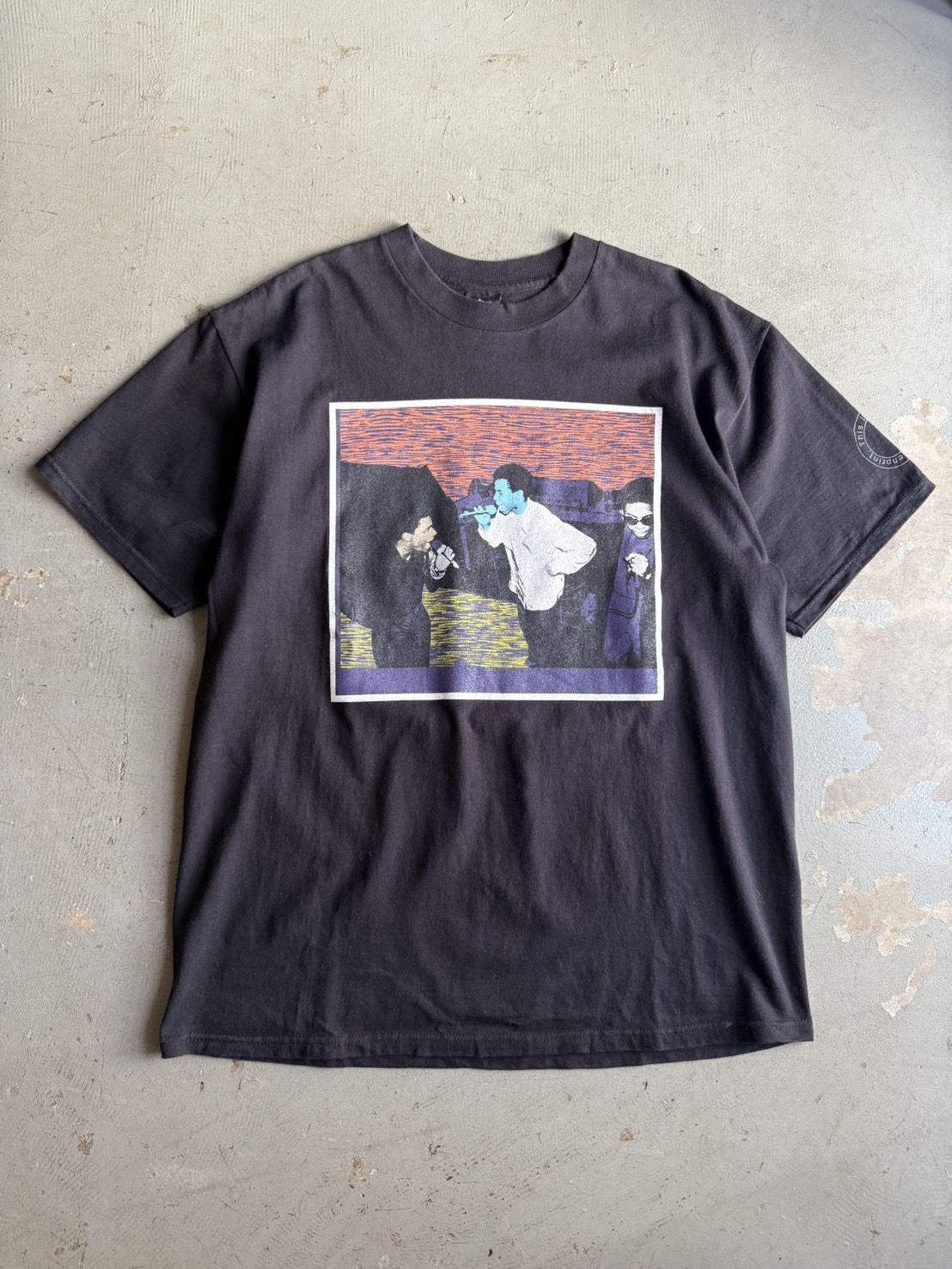 old stussy Tシャツ　vintage 香港製 入荷】STUSSY Tシャツ Sサイズ USA製 90's オールドモデル 紺
